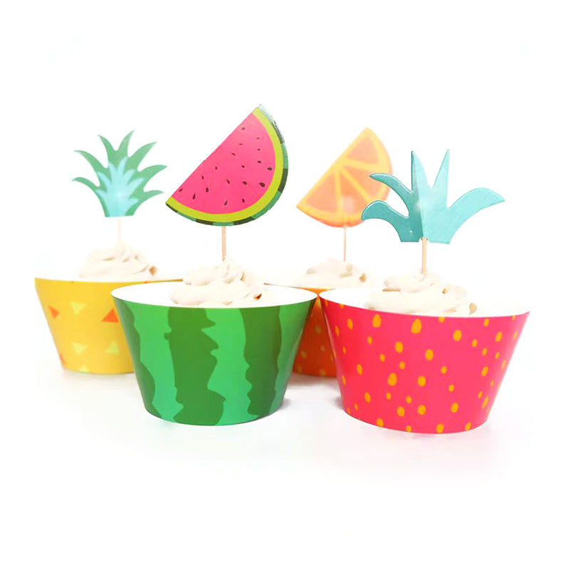 Fruit Cupcake Kit (24 Pieces)