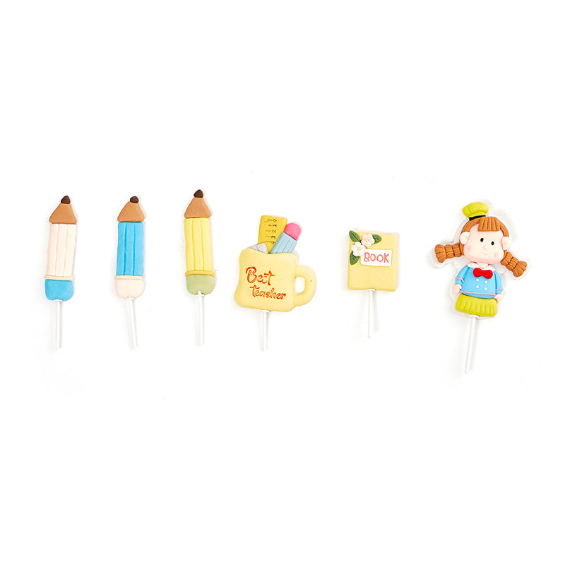 Pencil Cupcake Kit (6 Pieces)