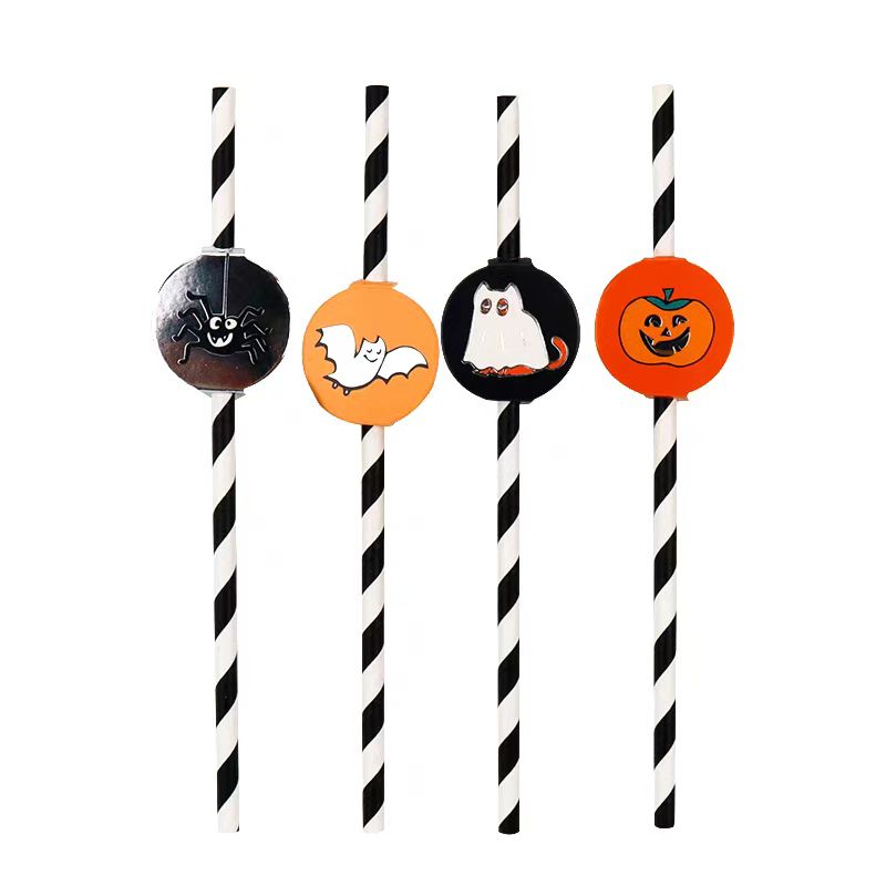 Halloween Paper Straws (10 Pieces)