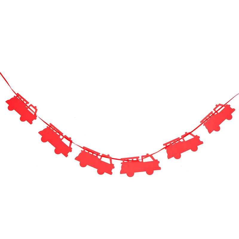 Fire Truck Hanging Garland (1 Pack)