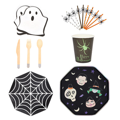 Halloween Party Tableware Set (8-Serve)