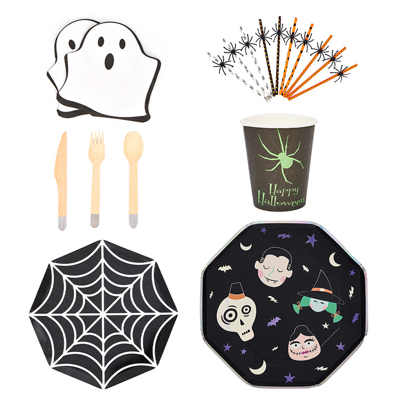 Halloween Party Tableware Set (8-Serve)