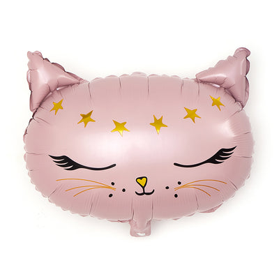 Pink Cat Foil Balloon (1 Piece)