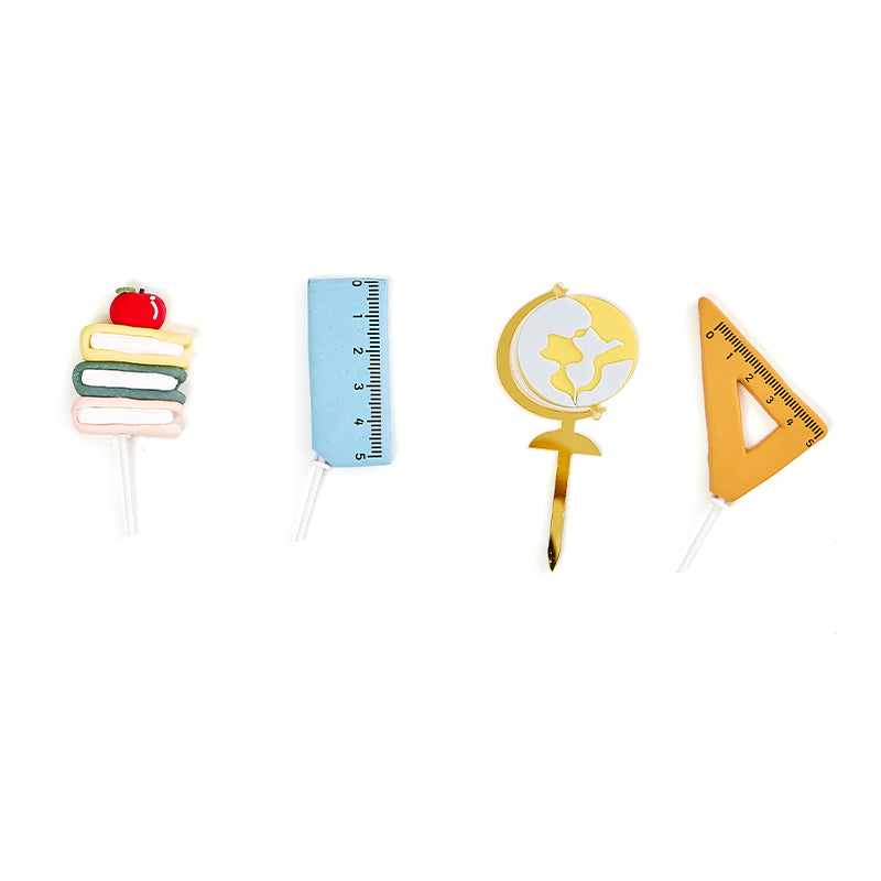 Back to School Cupcake Kit (4 Pieces)