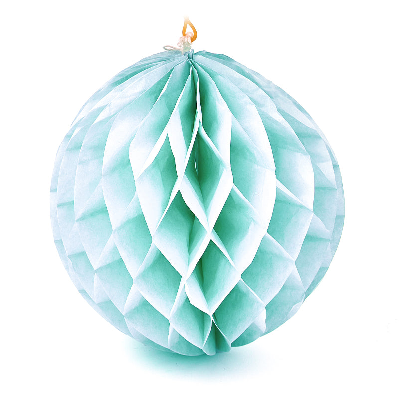 Light Blue Honeycomb Decor (2 Pieces)