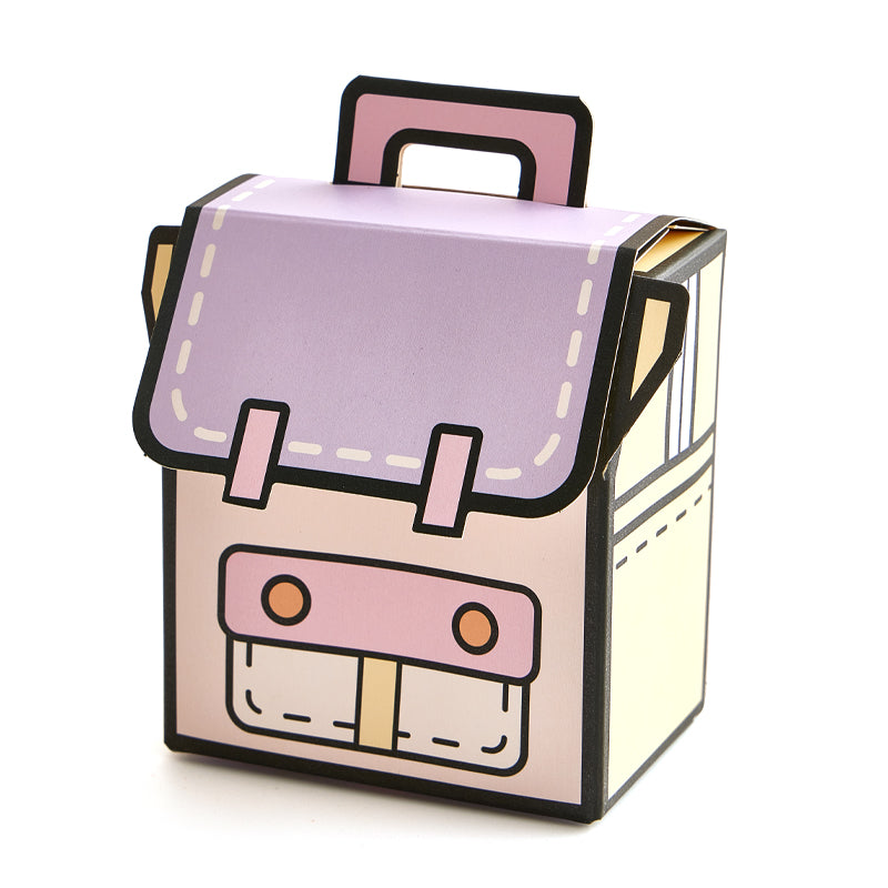 Light Purple Backpack Candy Boxes (8 Pieces)