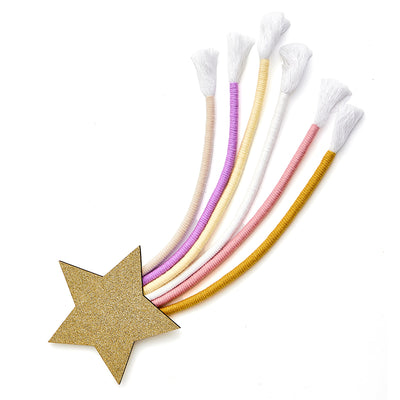 Glitter Rainbow Shooting Star Decor (1 Pack)