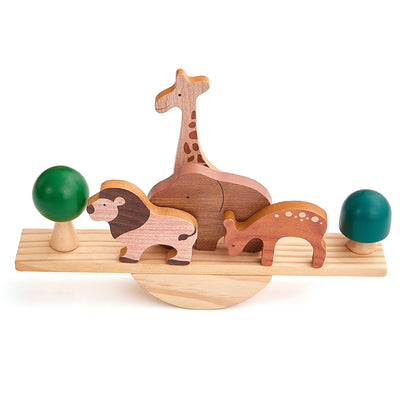 Wooden Jungle Animals Balance Blocks (1 Pack)