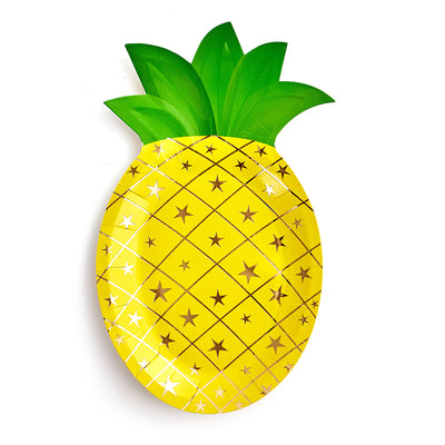 Pineapple Party Plates (8 Pieces)