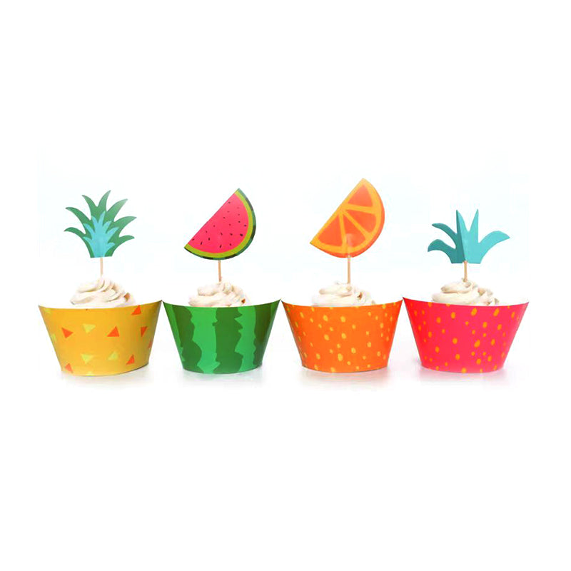 Fruit Cupcake Kit (24 Pieces)