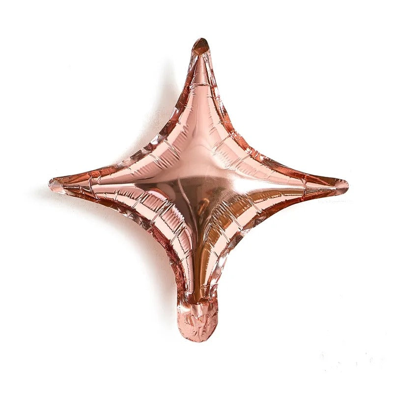 10inch Rose Gold Star Foil Balloon (1 Piece)