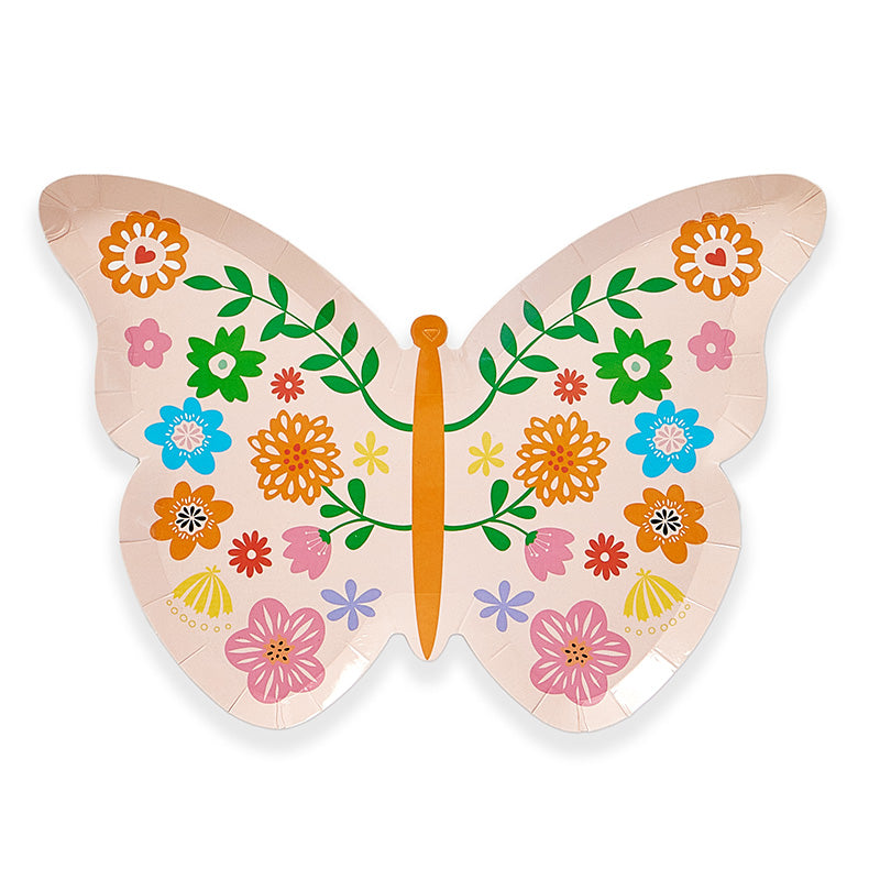 Butterfly Party Plates (8 Piece)