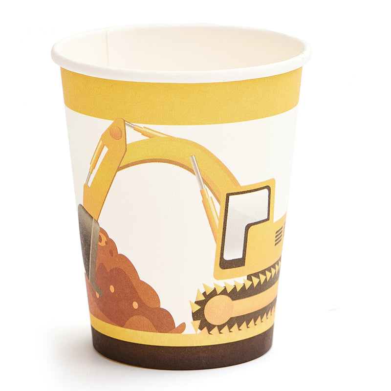 Construction Party Cups (8 Pieces)