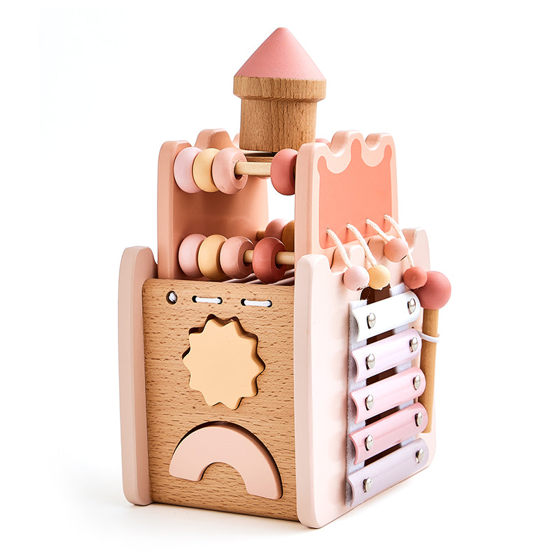 Wooden Castle Montessori Busy Board (1 Piece)