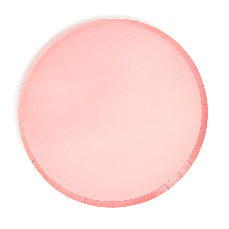 9inch Pink Party Plates (8 Pieces)