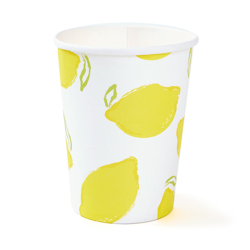 Lemon Party Cups (8 Pieces)