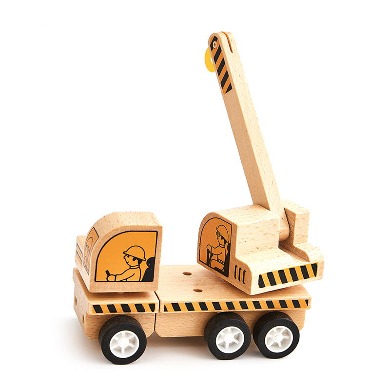 Wooden Crane Truck Toy (1 Piece)