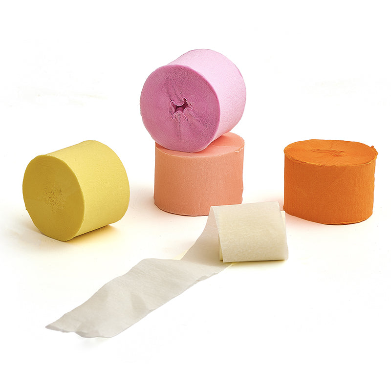 Daisy Crepe Paper Streamers (5 Rolls)