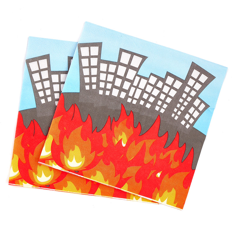 Fire Napkins (20 Pieces)