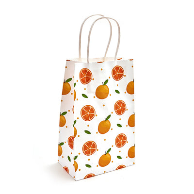 Orange Treat Bags (10 Pieces)