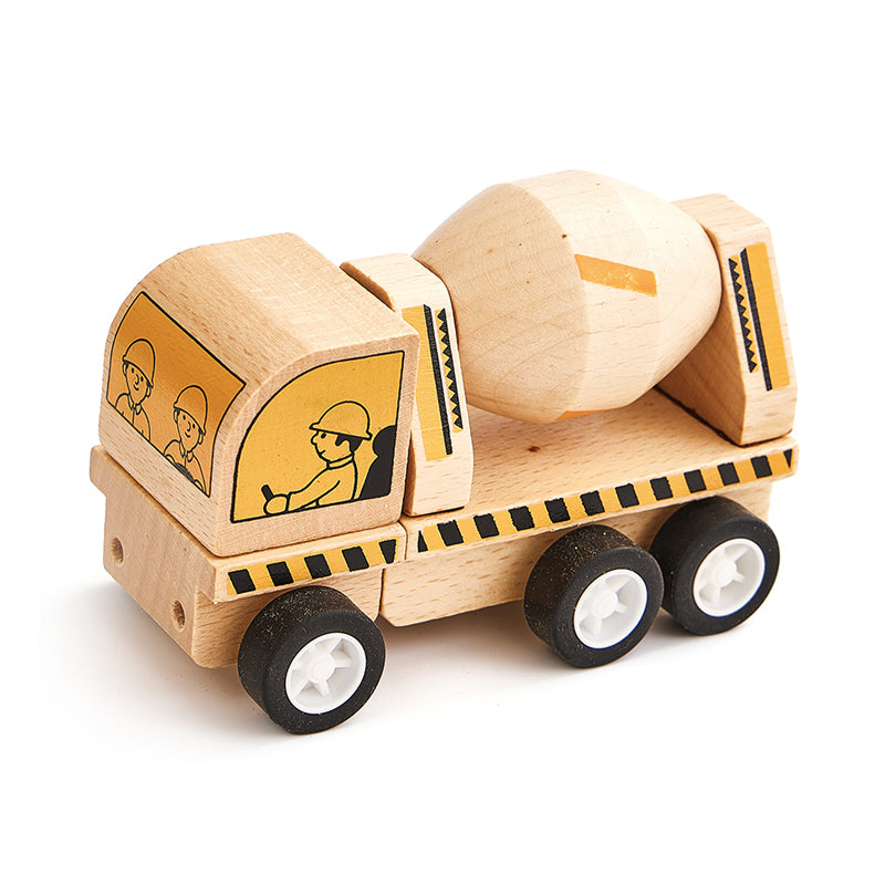 Wooden Mixer Truck Toy (1 Piece)