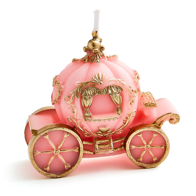 Pink Pumpkin Carriage Candle (1 Piece)