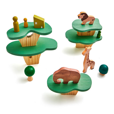 Jungle Animals Stacking Blocks (1 Pack)