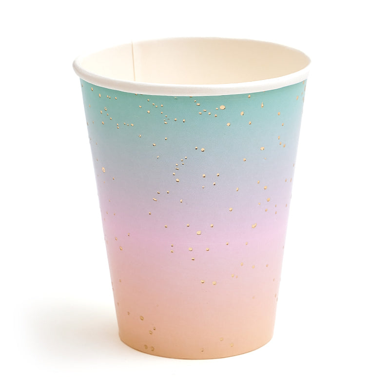 Rainbow Party Cups (8 Pieces)