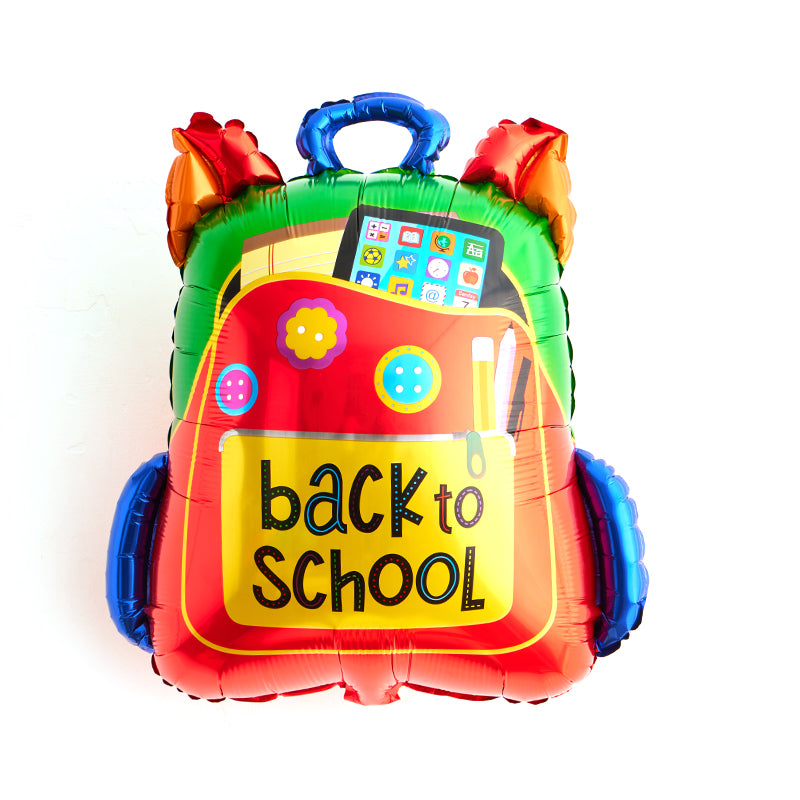 School Backpack Foil Balloon (1 Piece)