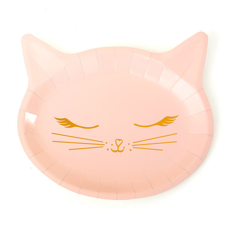 9inch Cat Party Plates (8 Pieces)