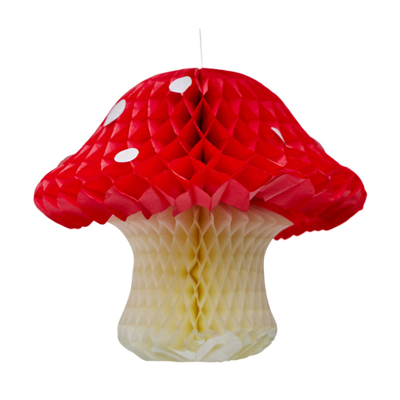 Mushroom Honeycomb Hanging Decor (1 Piece)