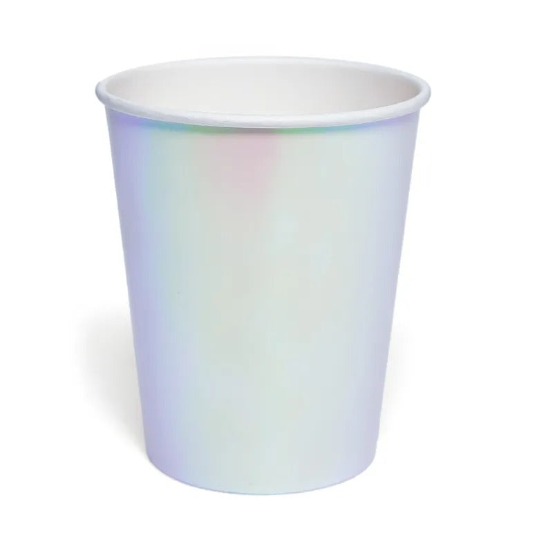 Iridescent Party Cups (8 Pieces)