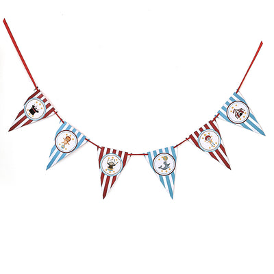 Circus Pennant Flags (1 Pack)