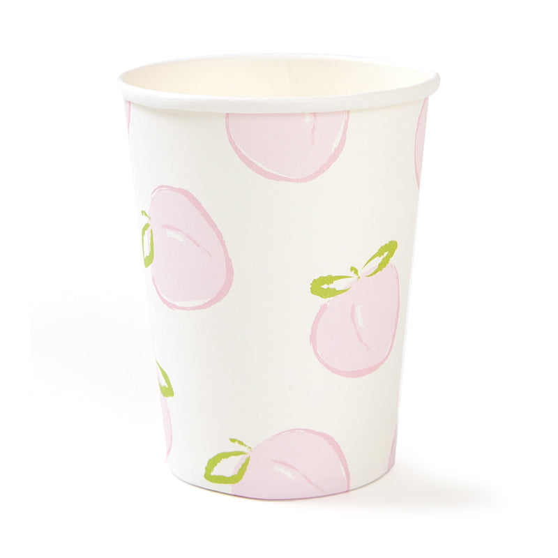 Peach Party Cups (8 Pieces)