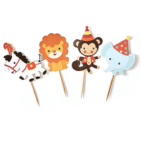 Circus Cupcake Picks (20 Pieces)