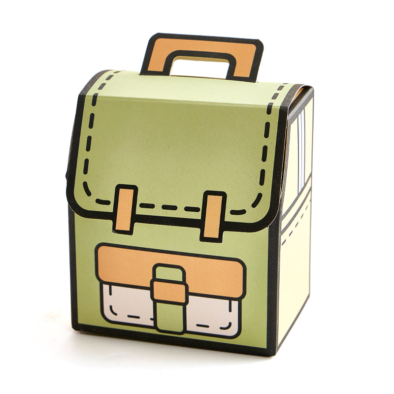 Light Green Backpack Candy Boxes (8 Pieces)