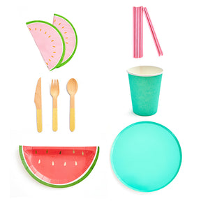 Watermelon Party Tableware Set (8-Serve)