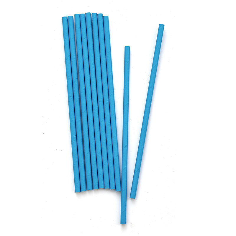 Blue Paper Straws (20 Pieces)