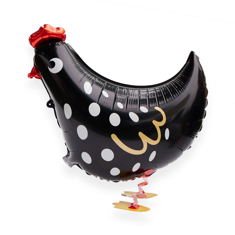 Black Chicken Walking Balloon (1 Piece)