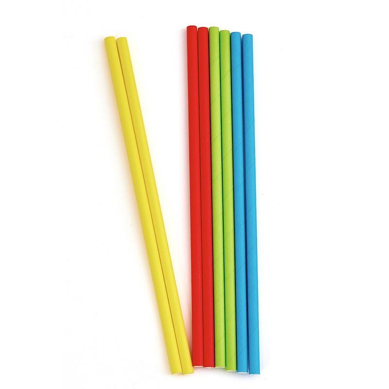 Colorful Paper Straws (20 Pieces)