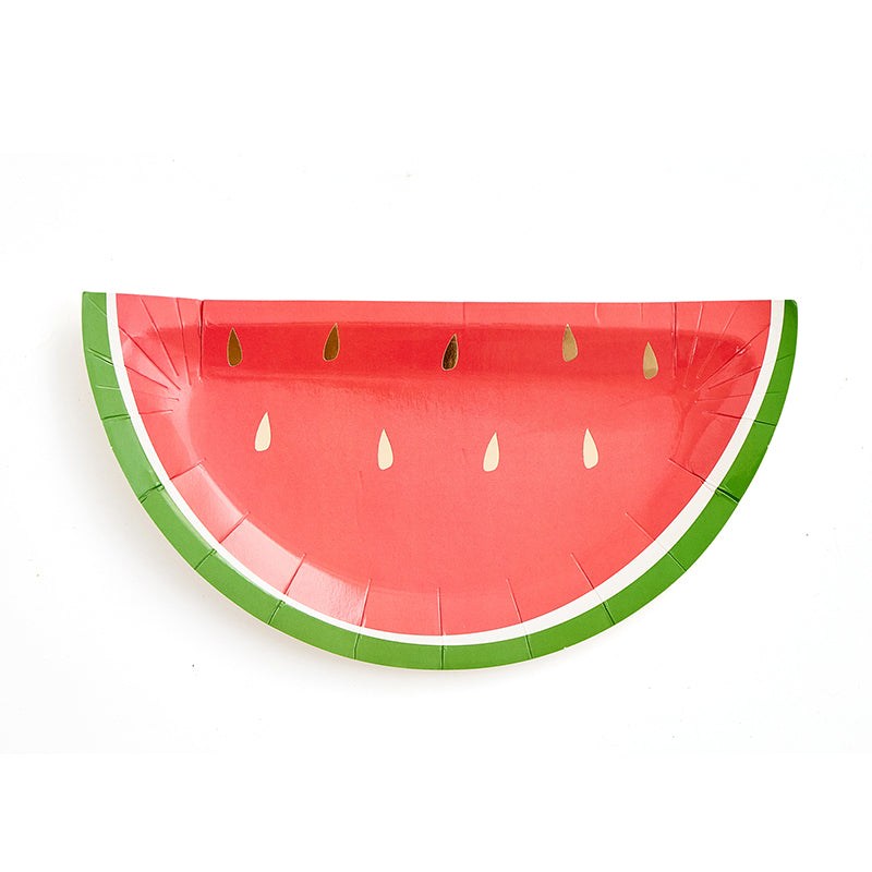 Watermelon Party Plates (8 Pieces)