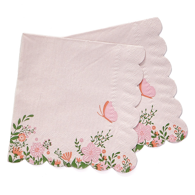 Butterfly Napkins (20 Pieces)