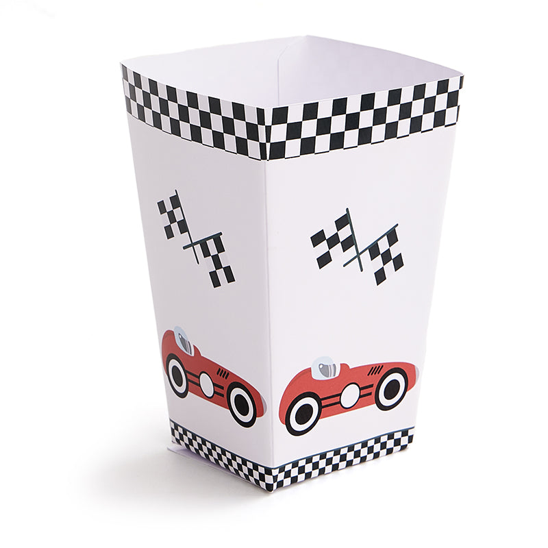 Race Car Popcorn Boxes (2 Pieces)