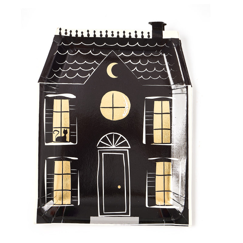 Haunted House Party Plates (8 Pieces)