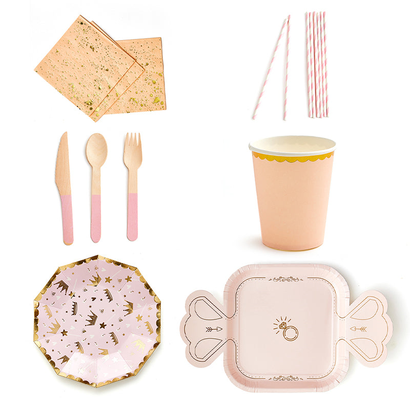 Princess Party Tableware Set (8-Serve)