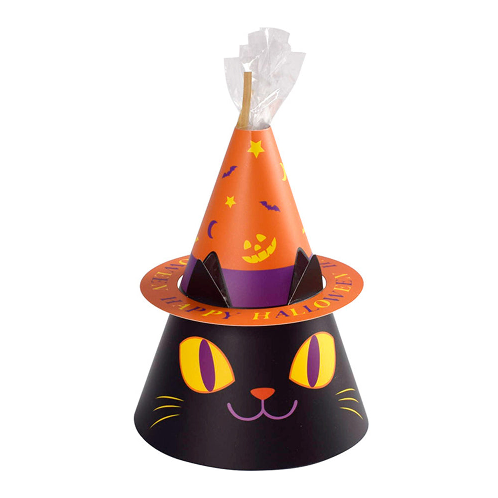 Halloween Black Cat Treat Boxes (10 Pieces)