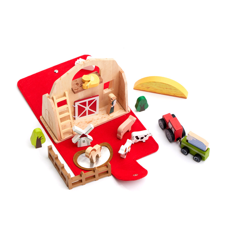 Wooden Barn Toys Set (1 Pack)