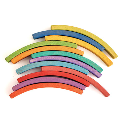 Wooden Rainbow Stacker Set