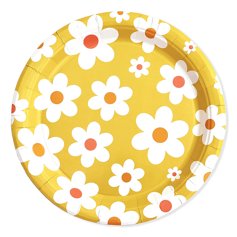 Daisy Party Plates (10 Pieces)