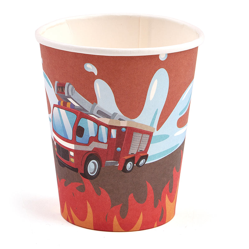 Fire Truck Cups (8 pieces)